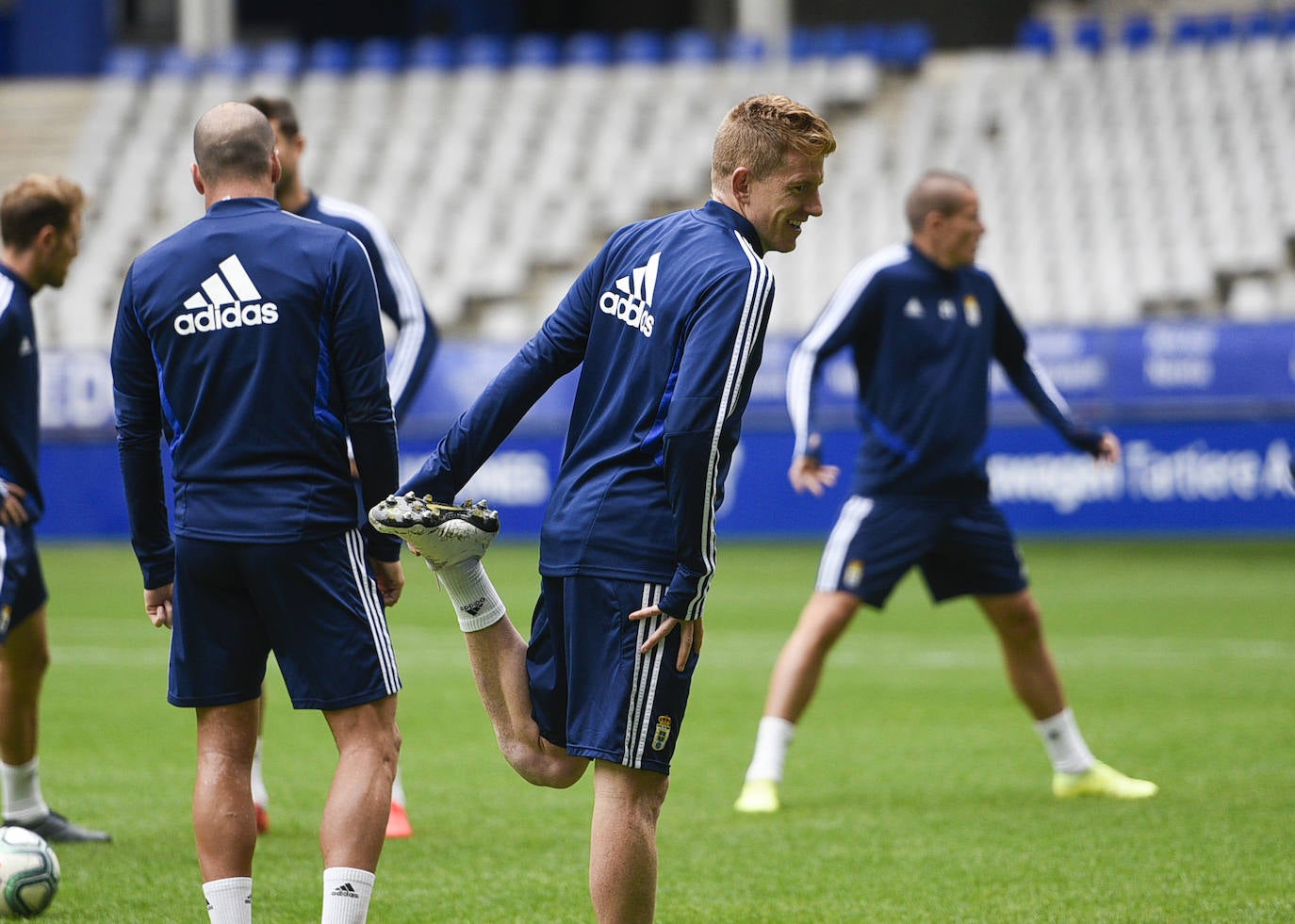 Fotos: Entrenamiento del Real Oviedo (18-10-2019)