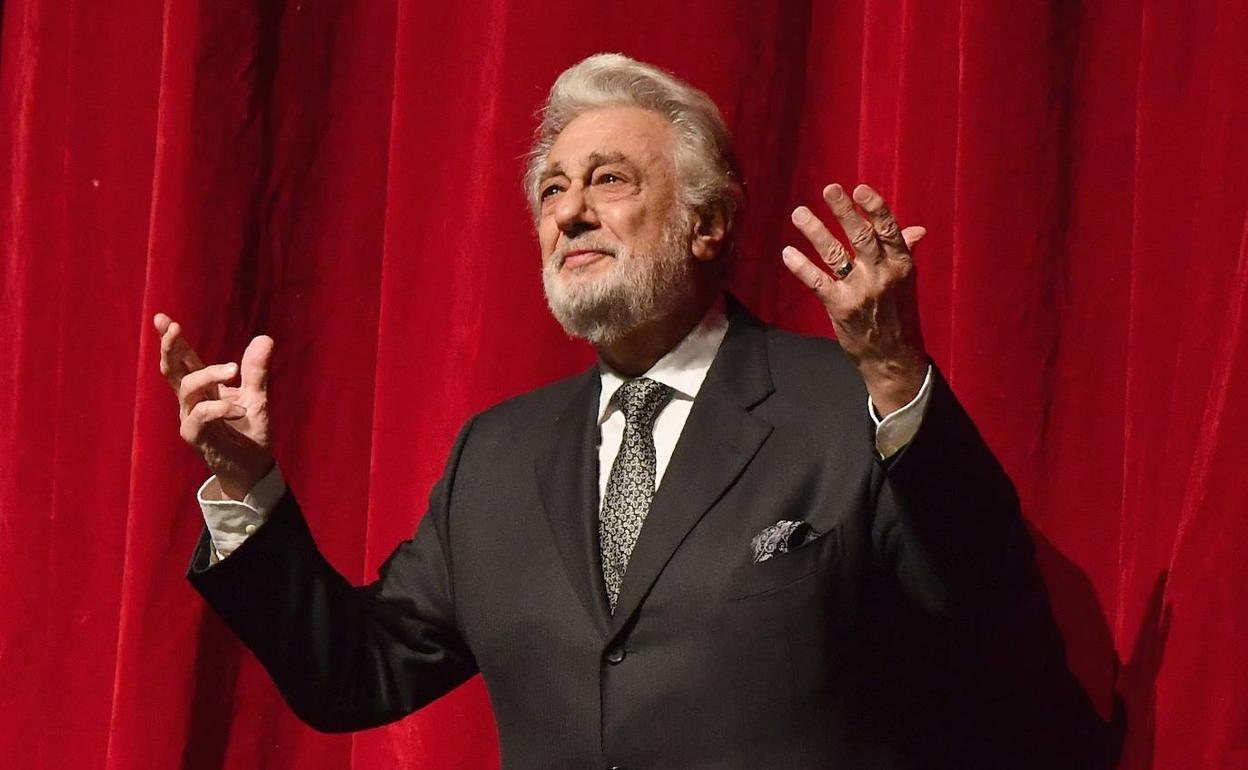 El cantante español Plácido Domingo.