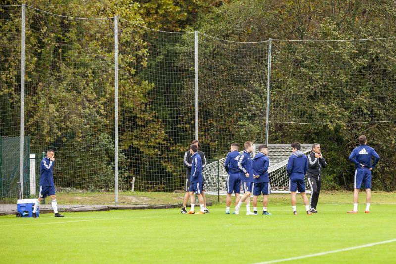 Entrenamiento del Real Oviedo (19/10/2019)