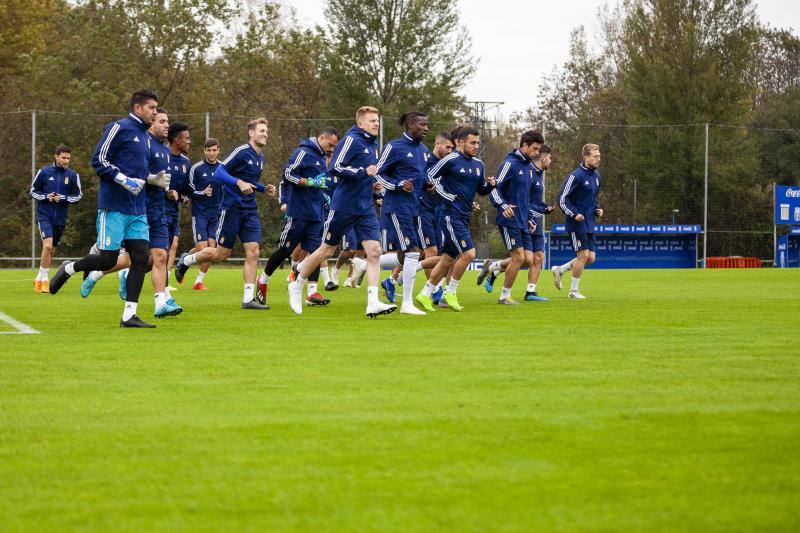 Entrenamiento del Real Oviedo (19/10/2019)