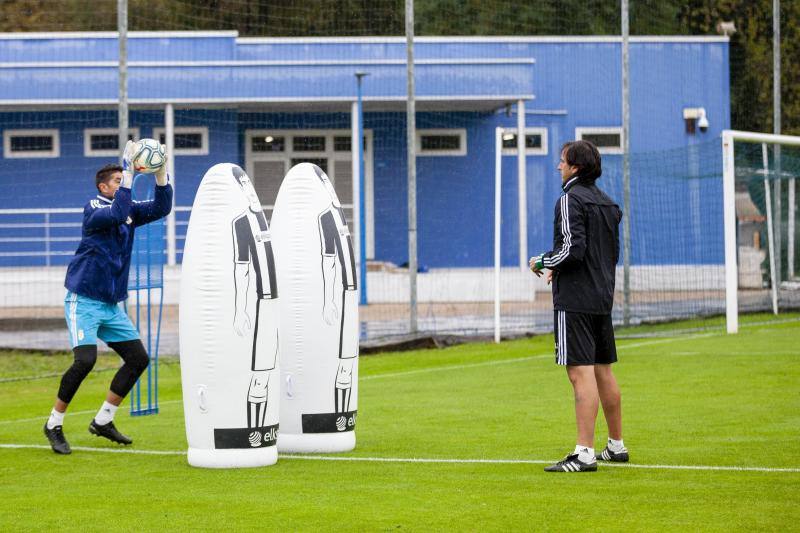 Entrenamiento del Real Oviedo (19/10/2019)