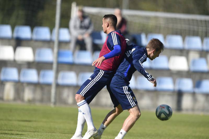 Fotos: Entrenamiento del Real Oviedo (29-10)