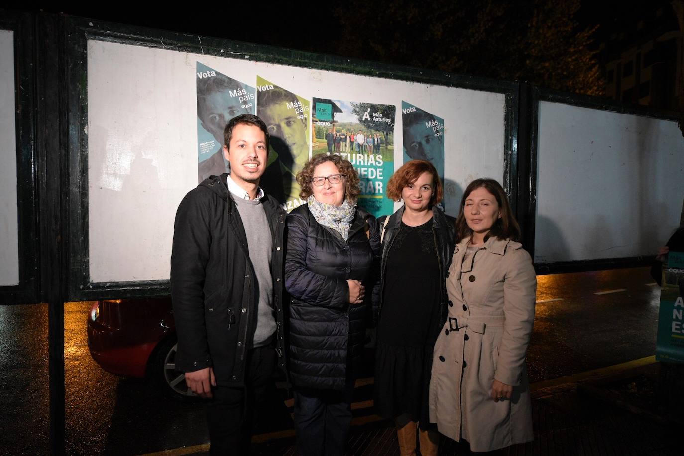 Psoe, Ciudadanos, Más País y Vox abrían la campaña en Oviedo, mientras que la coalición PP-Foro lo hacía en Avilés y Unidas Podemos en Gijón.