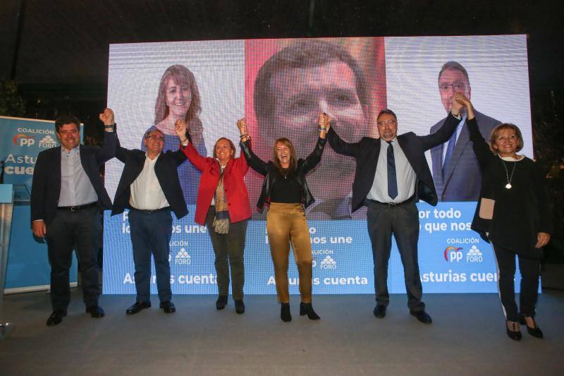 Psoe, Ciudadanos, Más País y Vox abrían la campaña en Oviedo, mientras que la coalición PP-Foro lo hacía en Avilés y Unidas Podemos en Gijón.