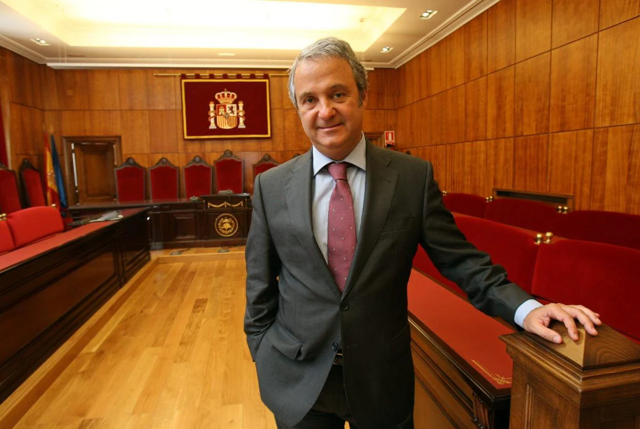Jesús María Chamorro, en el Tribunal Superior de Justicia de Asturias. 