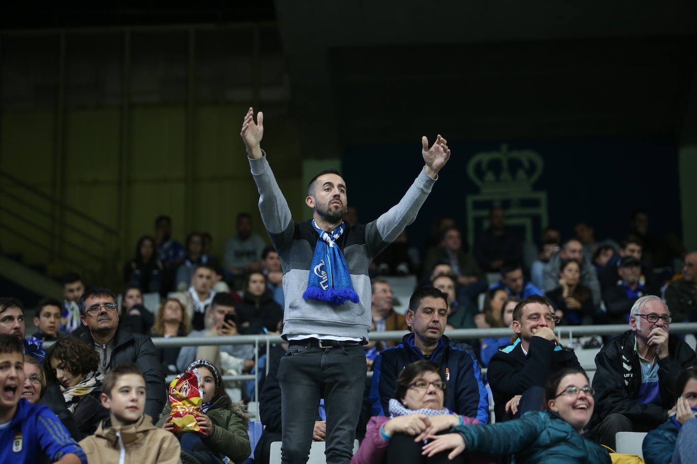 Búscate en nuestra galería si estuviste en el empate del Oviedo contra el Almería. 