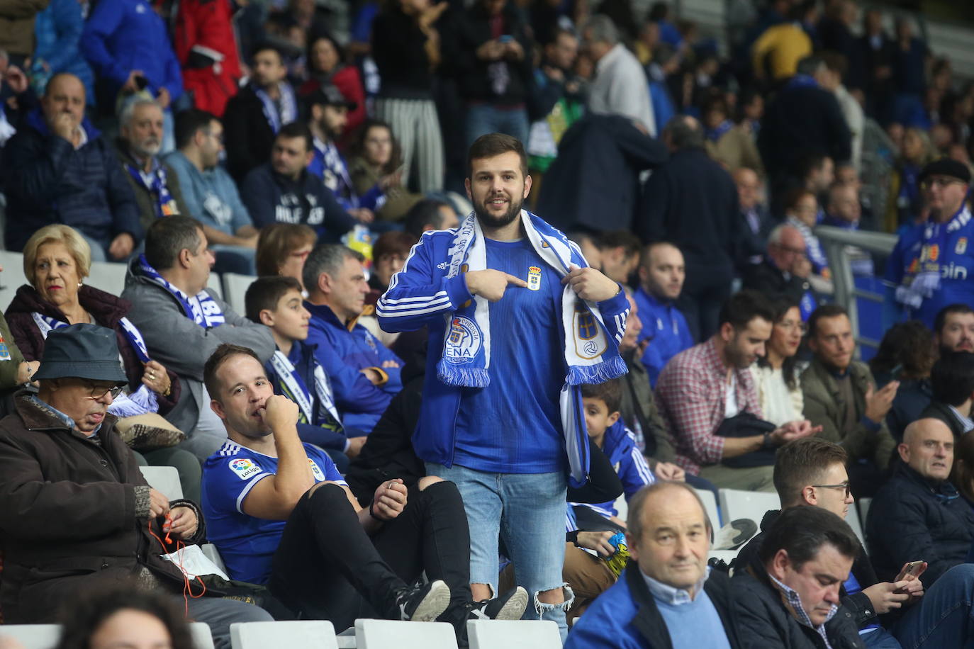 Búscate en nuestra galería si estuviste en el empate del Oviedo contra el Almería. 