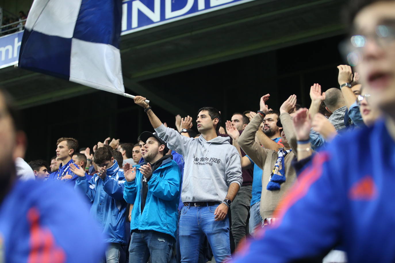 Búscate en nuestra galería si estuviste en el empate del Oviedo contra el Almería. 