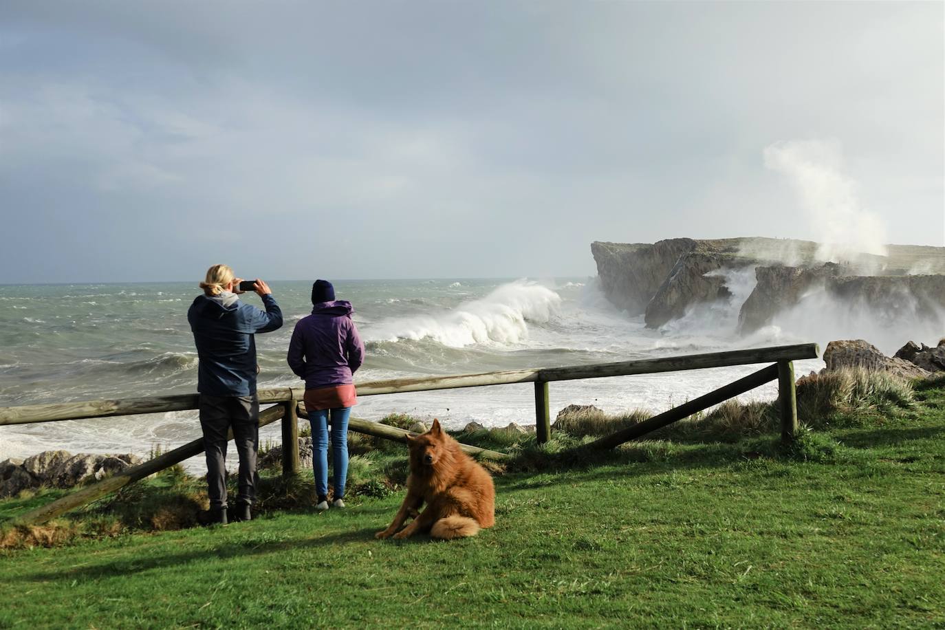 Fotos: Las impresionantes imágenes que deja &#039;Amelie&#039; en la costa de Asturias