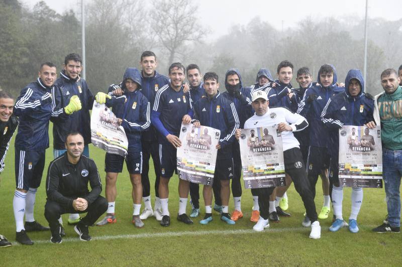 Los jugadores han preparado durante este martes el encuentro de este fin de semana frente al Huesca. 