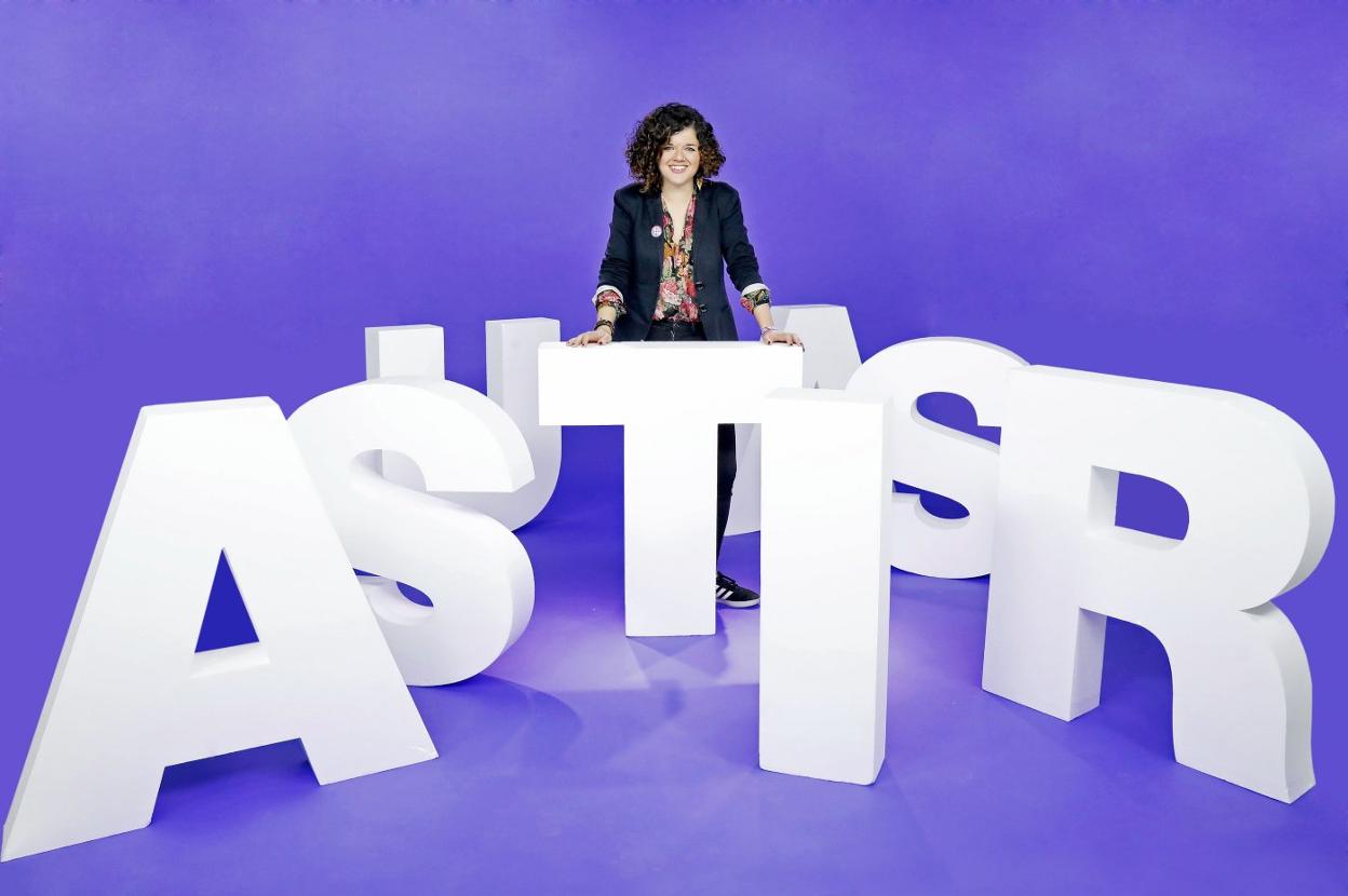 La candidadta de Unidas Podemos al Congreso de los Diputados, Sofía Castañón. :: ARNALDO GARCÍA