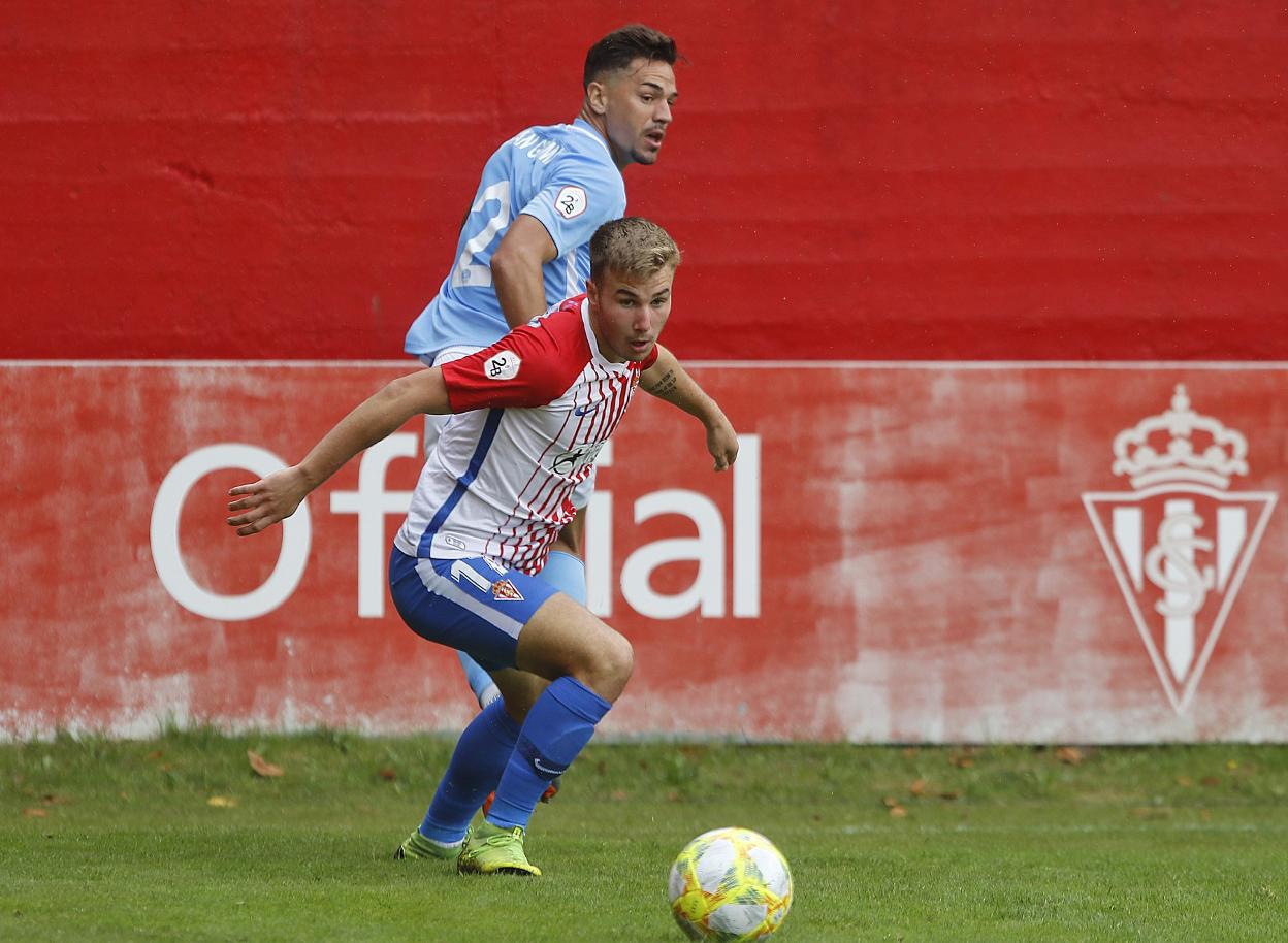 César García, durante el duelo contra el Ibiza. 