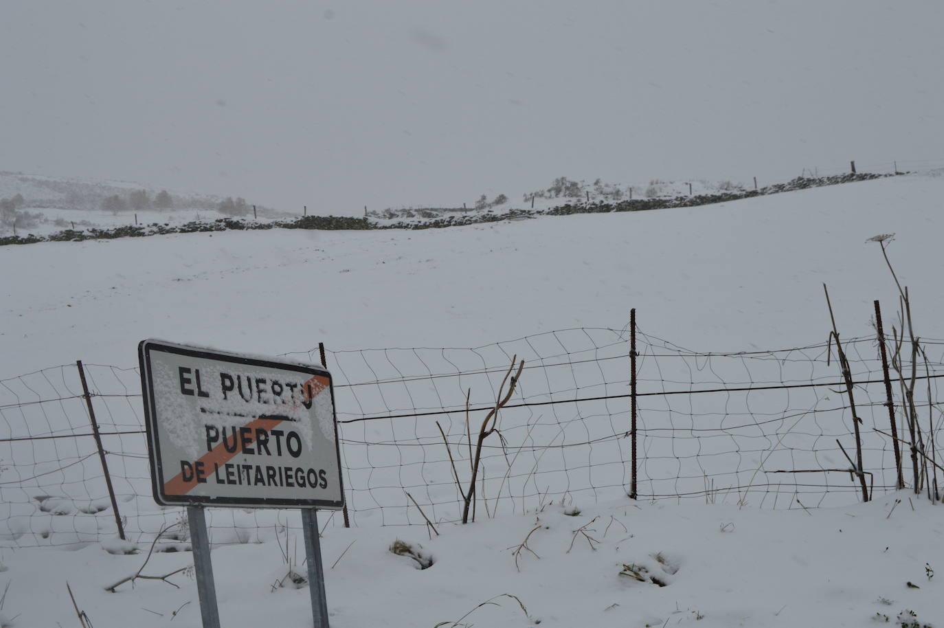 El invierno se adelanta en Asturias