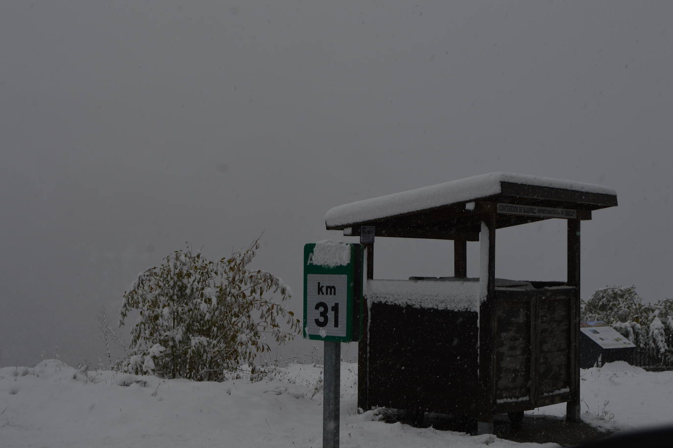 El invierno se adelanta en Asturias