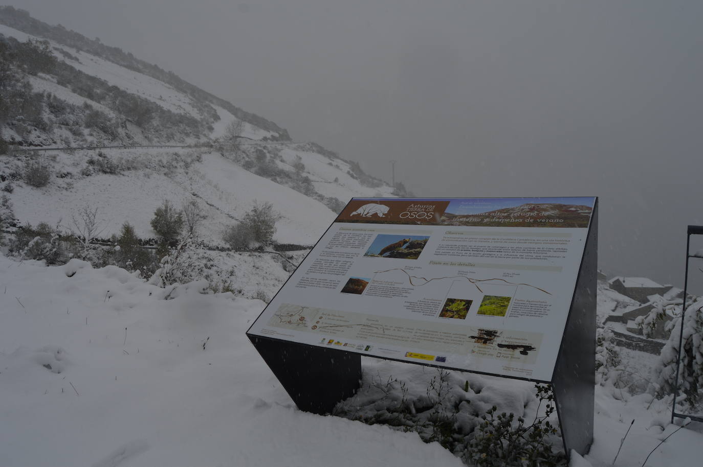 El invierno se adelanta en Asturias