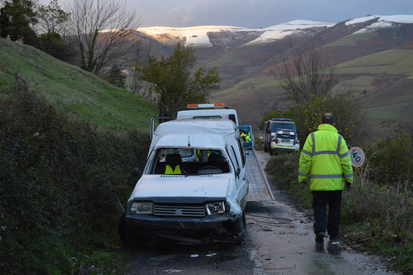 Accidente mortal en Cangas del Narcea