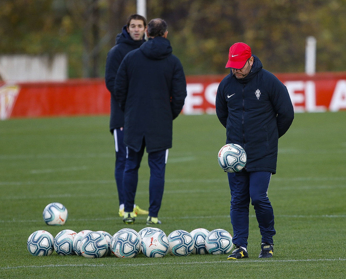 Entrenamiento del Sporting (8/11/2019)