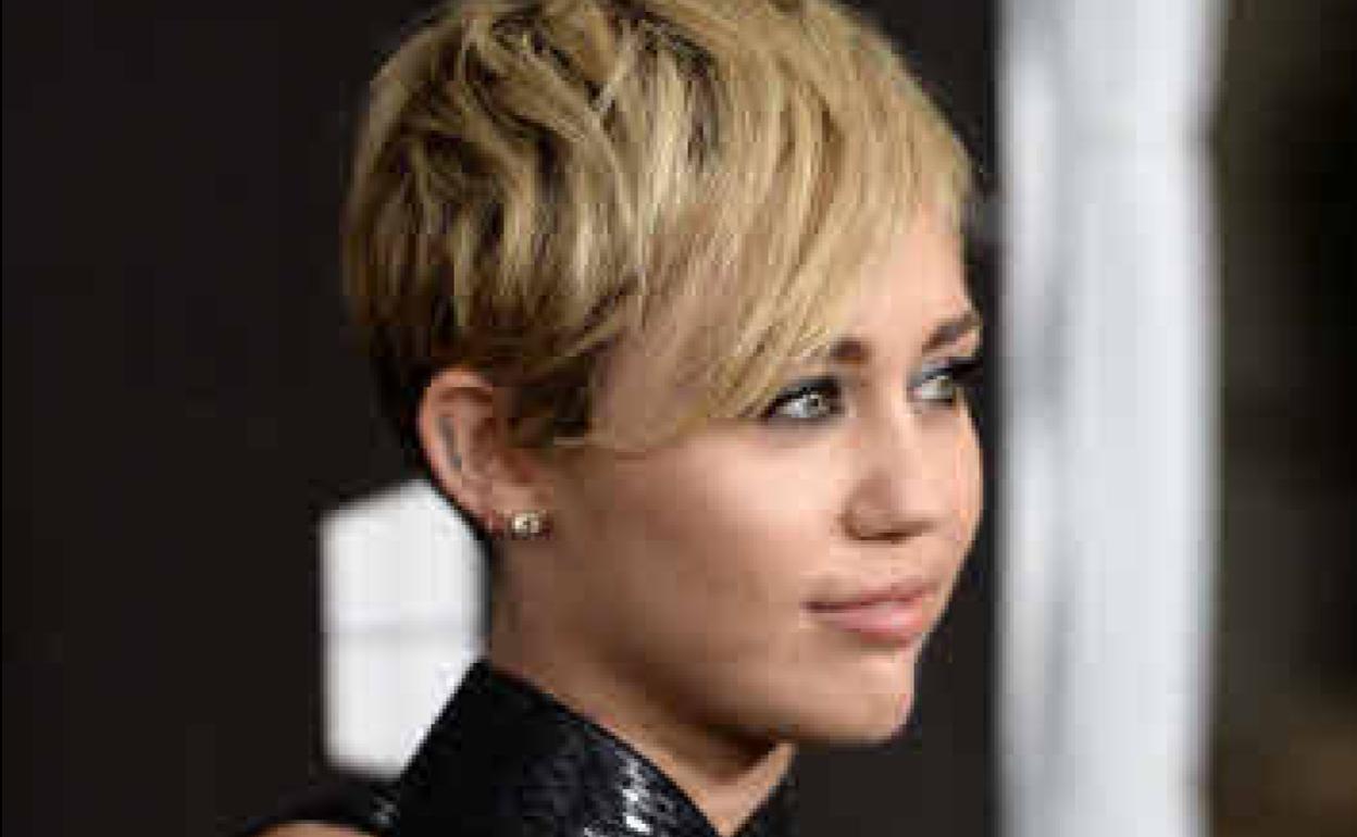 La cantante Miley Cyrus. 