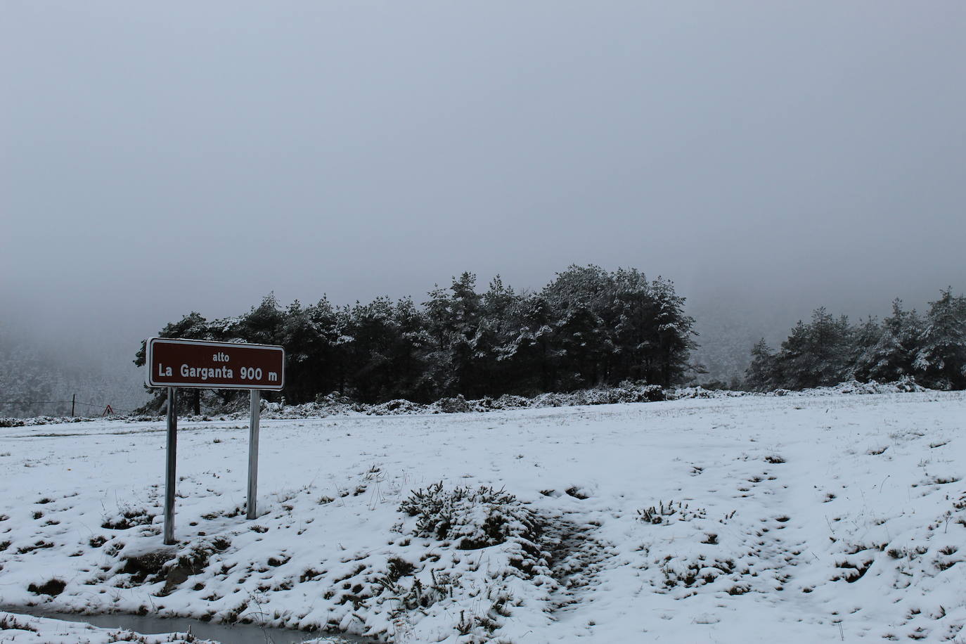 Puertos de montaña y carreteras de la región exigen cadenas para circular y en la autopista del Huerna exigen máxima precaución.