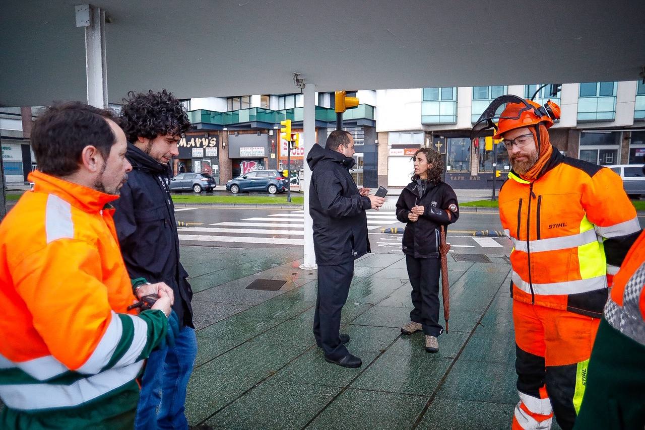 Fotos: Los destrozos que deja el temporal en Gijón