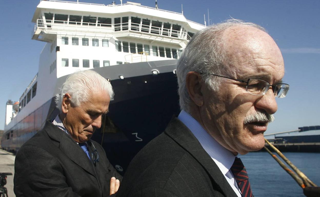 Díaz Rato y Rexach, en un acto pasado en El Musel.