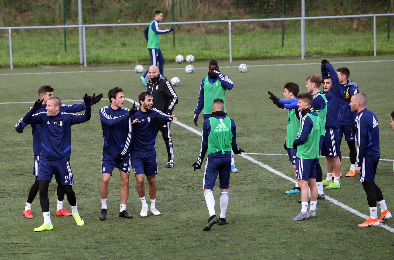 Entrenamiento del Real Oviedo (16/11/2019)