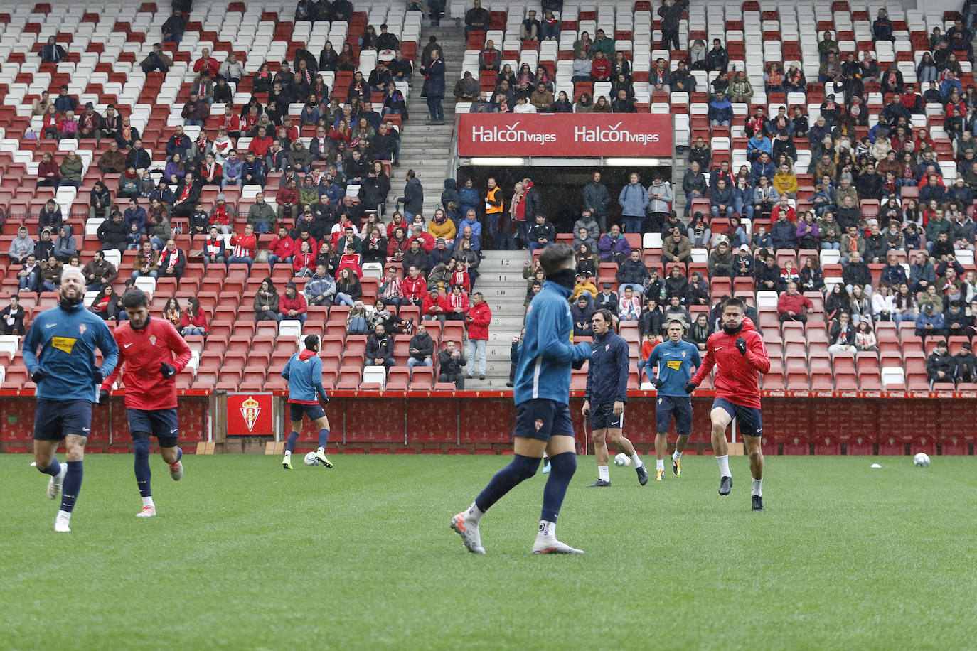 Entrenamiento del Sporting (16/11/2019)