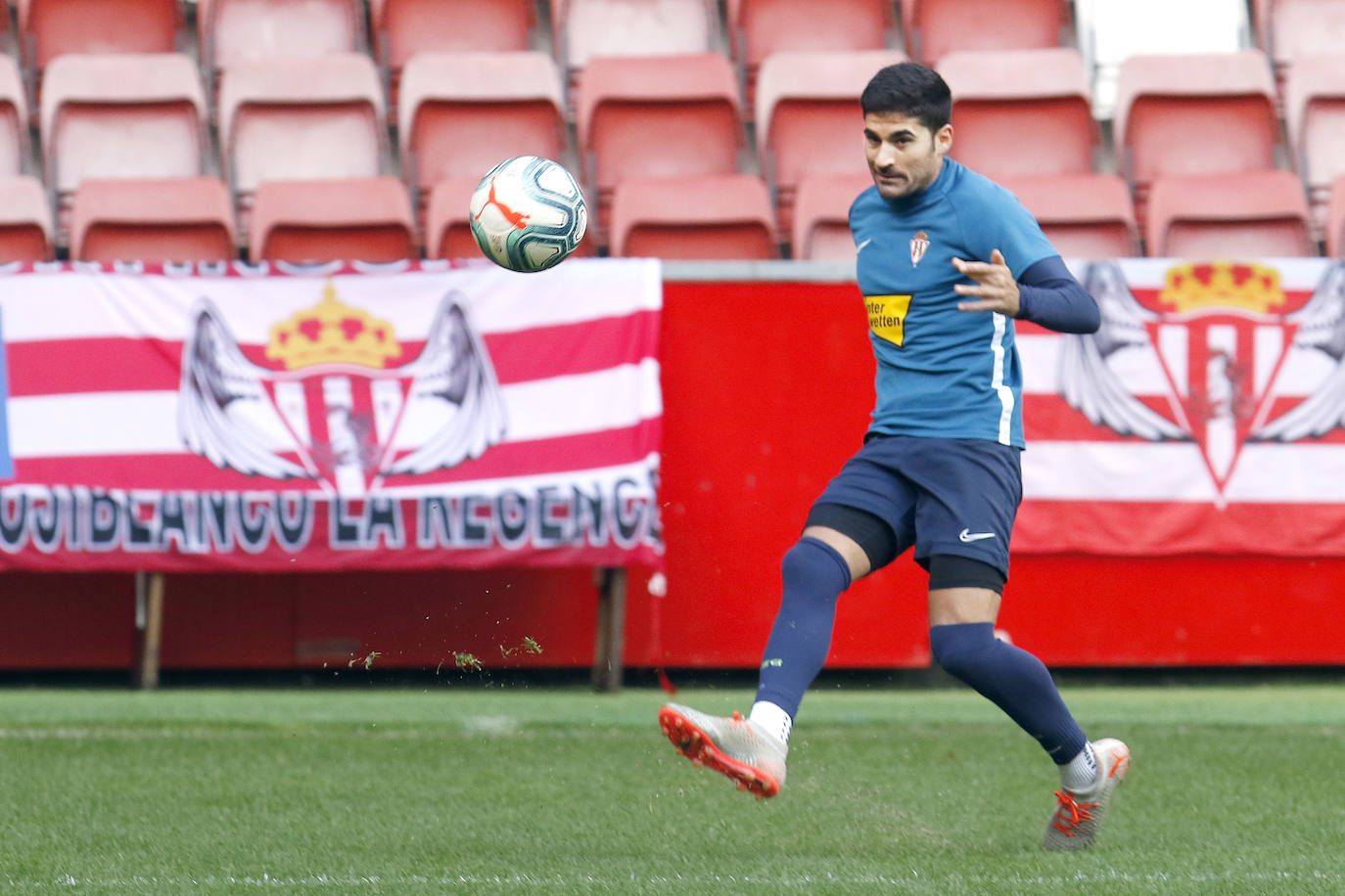 Entrenamiento del Sporting (16/11/2019)