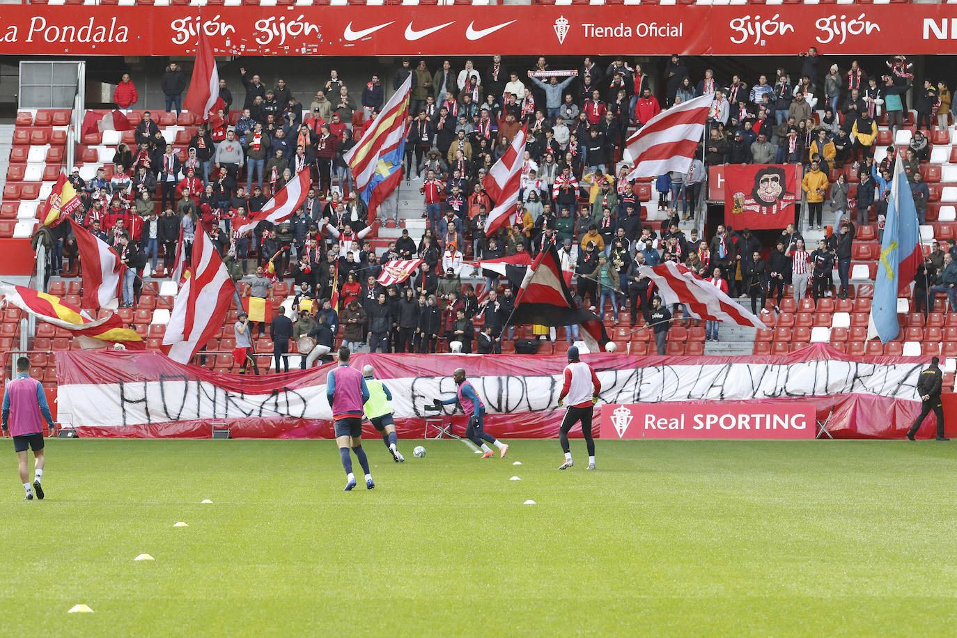 Entrenamiento del Sporting (16/11/2019)