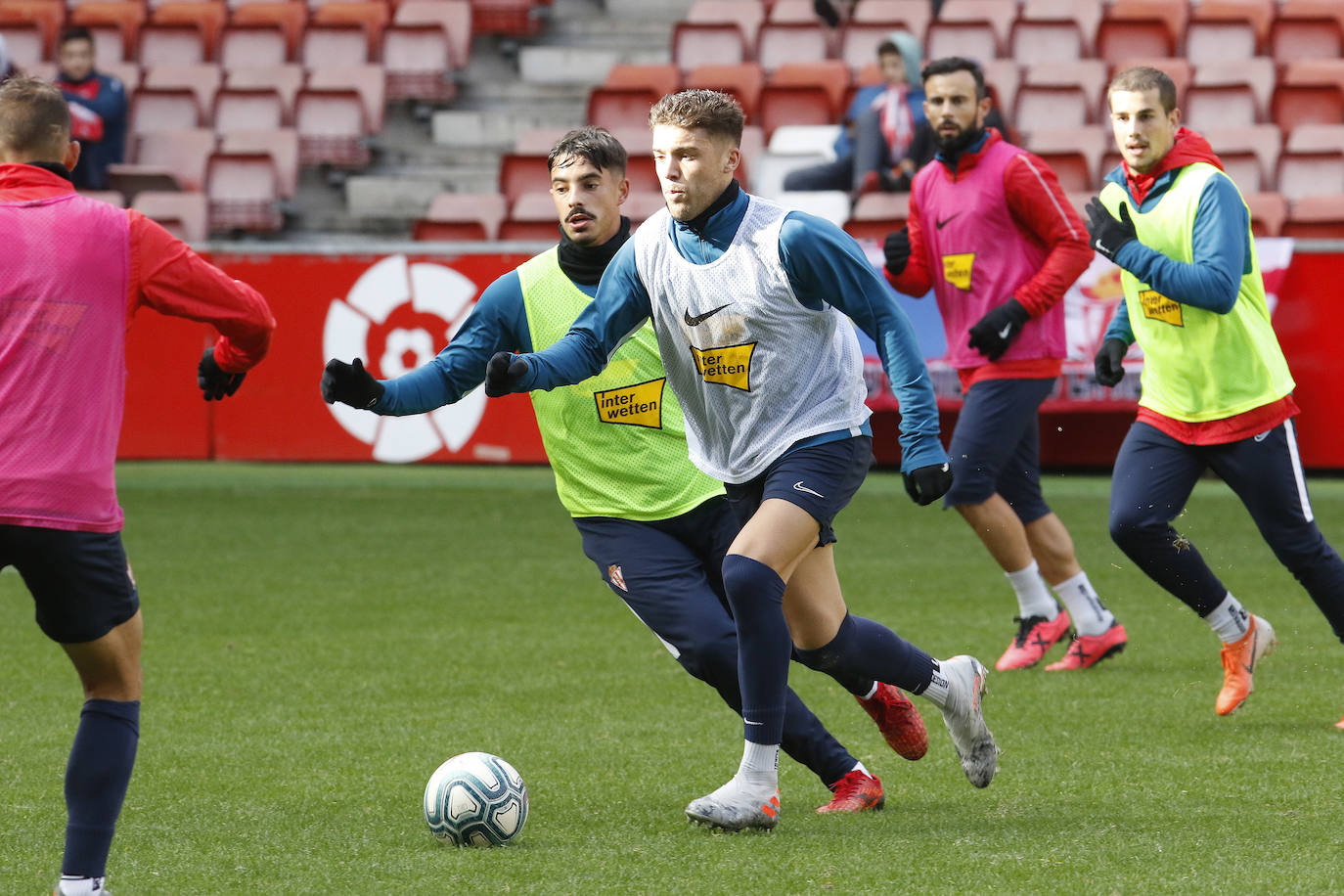 Entrenamiento del Sporting (16/11/2019)