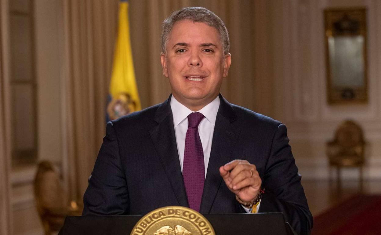 El presidente colombiano Iván Duque.