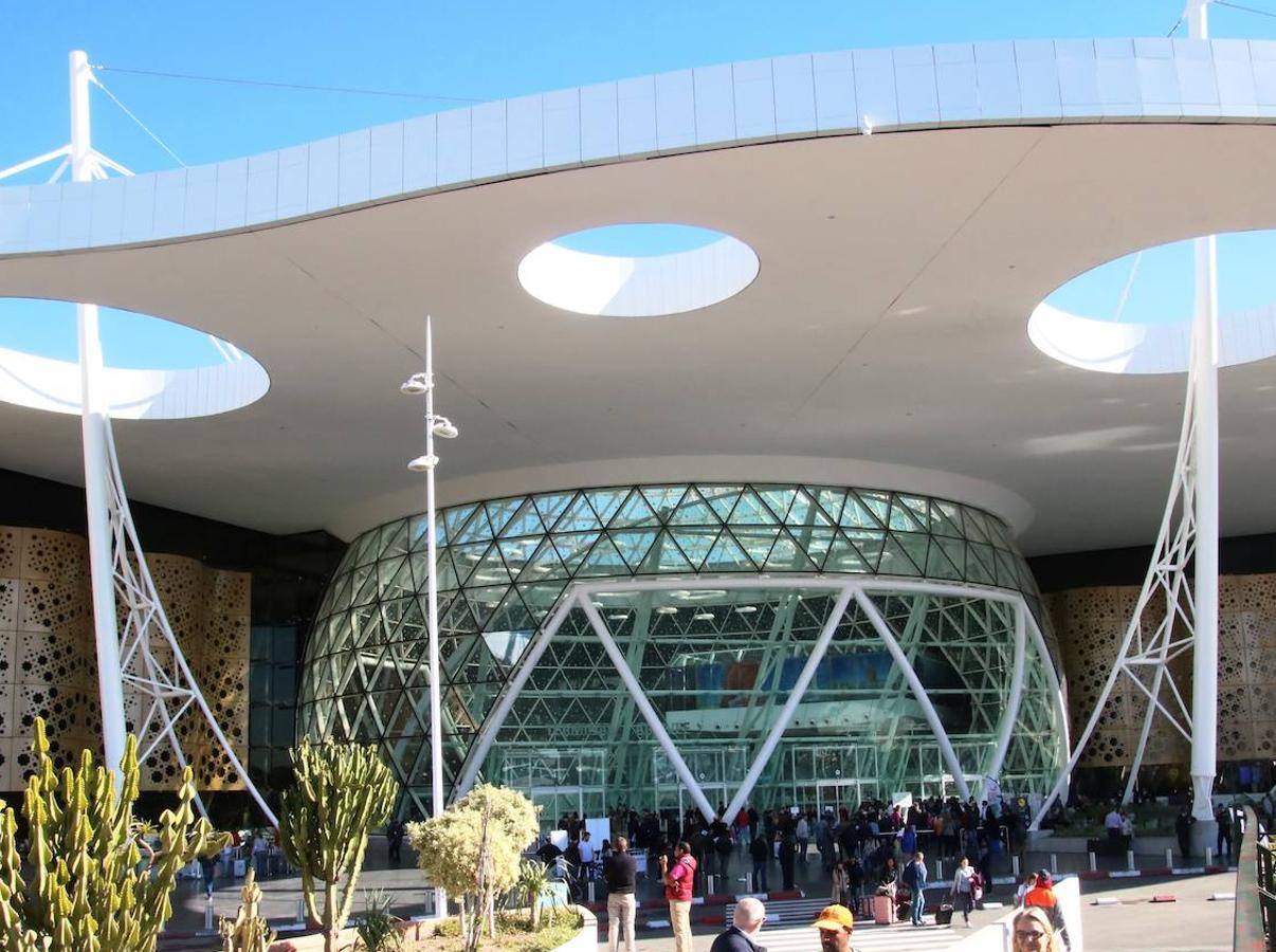 Aeropuerto de Marrakech-Menara (Marruecos).