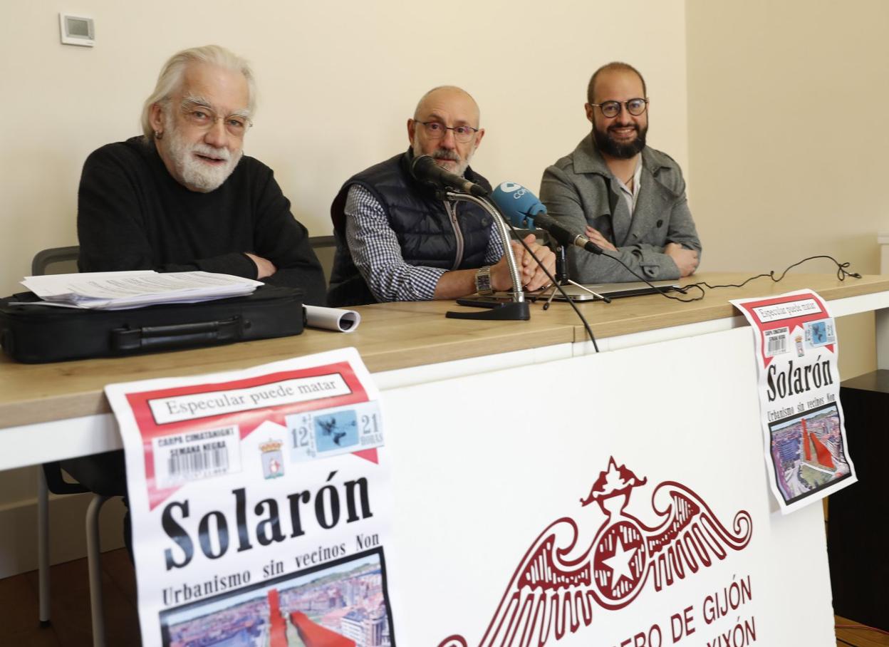 Vicente Díez Faixat, Paco Ramos y Héctor Gómez. 