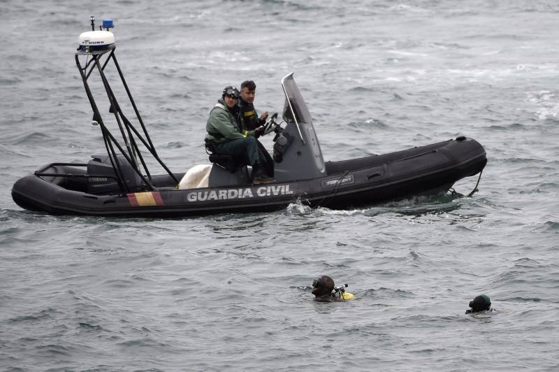 Fotos: El primer narcosubmarino llegó a la costa asturiana