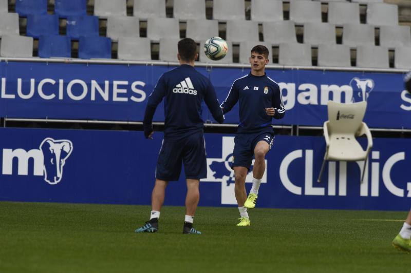 El Real Oviedo ha preparado este viernes el encuentro que disputará el domingo ante el Rayo Vallecano. 