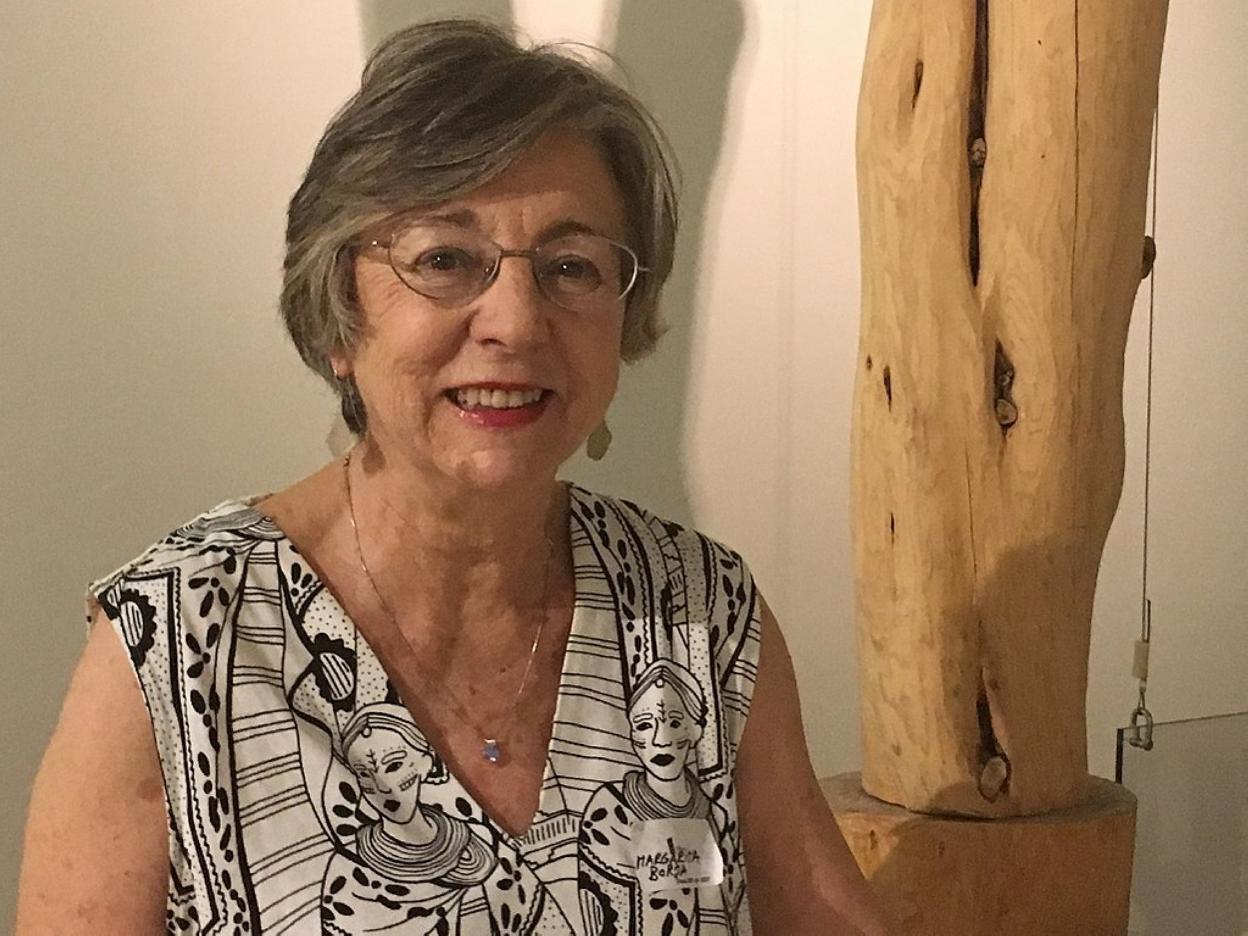 Margarita Borja es artista. 