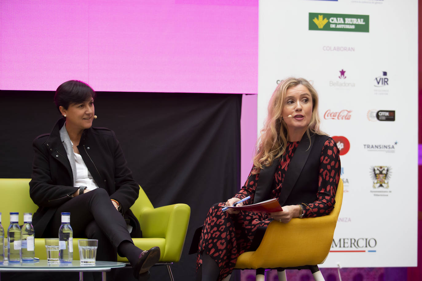 La directora general de Igualdad del Principado, Nuria Varela, ha sido la encargada de abrir la jornada Futuro en Femenino organizada en Gijón por EL COMERCIO.