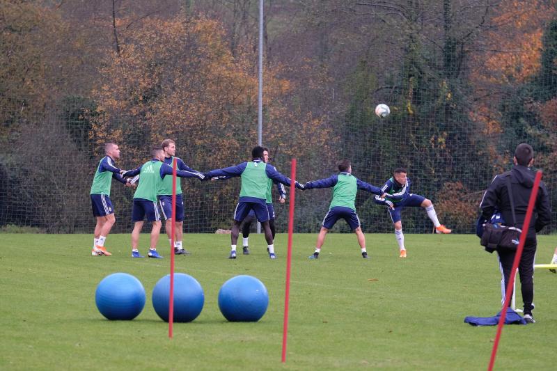 Fotos: Entrenamiento del Real Oviedo (30/11/19)