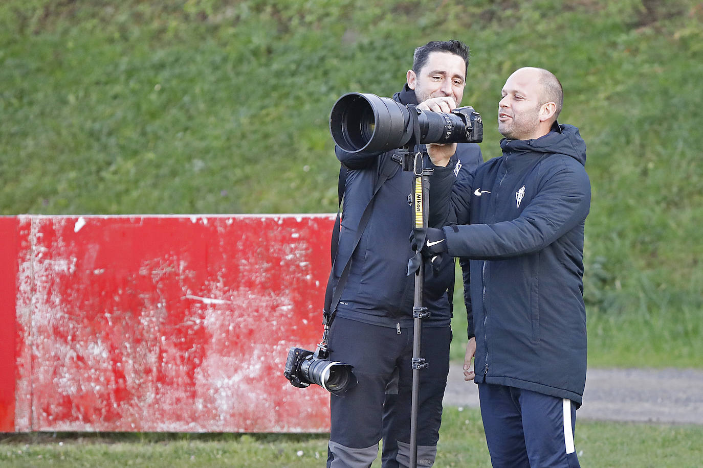 Fotos: Entrenamiento del Sporting (4-12-19)