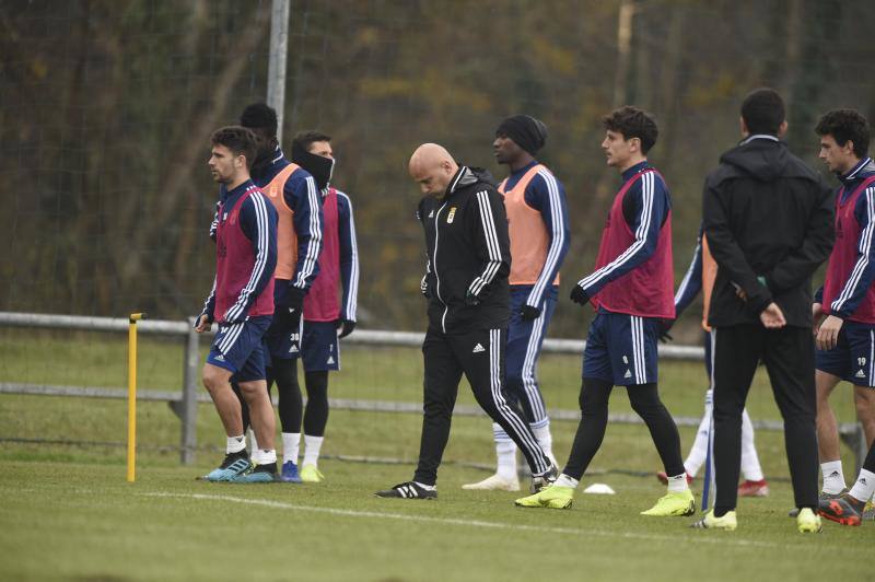 El Real Oviedo ha preparado este jueves el encuentro contra el Alcorcón, que se disputará el próximo viernes en el estadio Santo Domingo. 