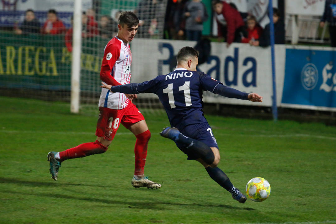 Un penalti dio la victoria a los luanquinos en un duelo con pocas ocasiones de gol 