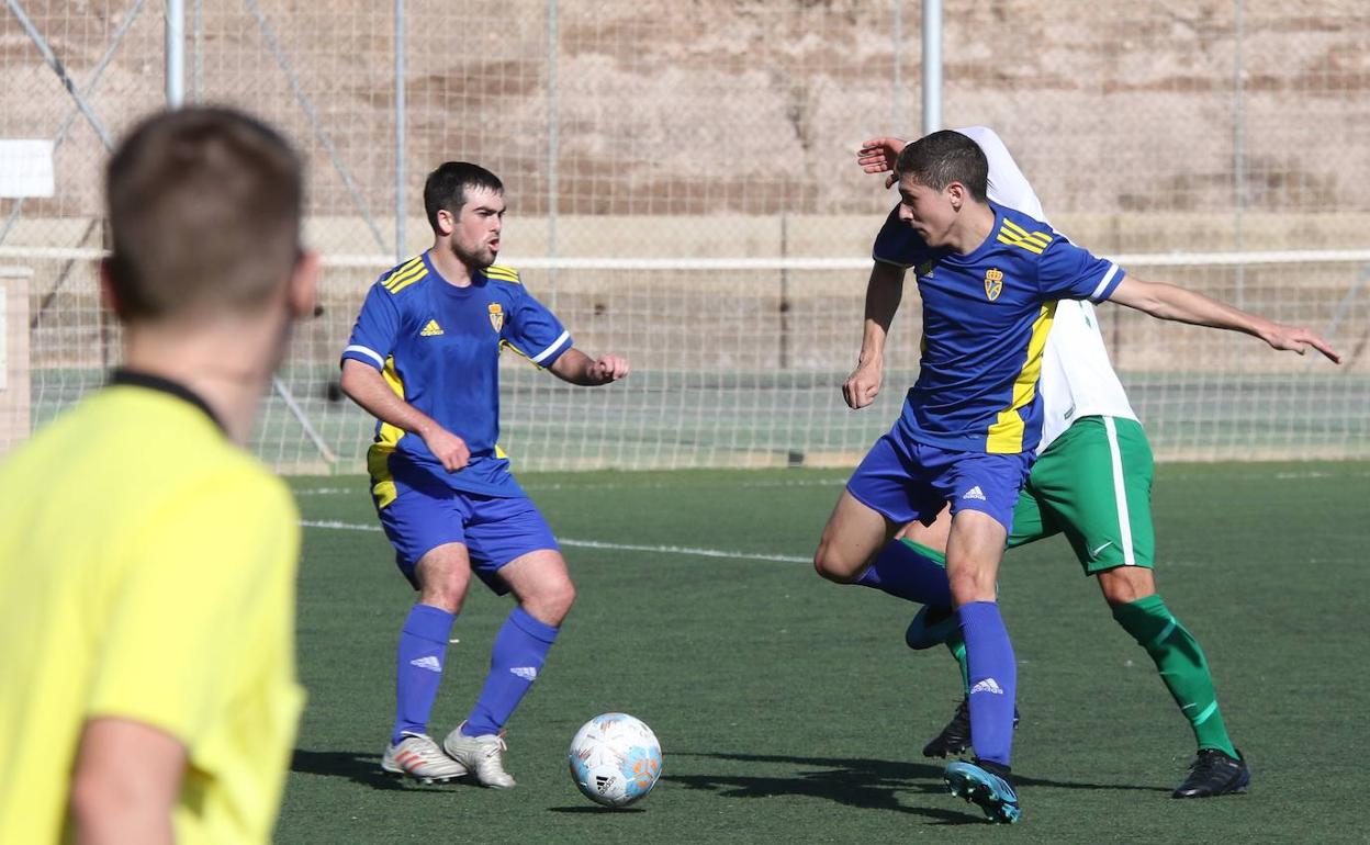 Jugada del partido ante Andalucía. 