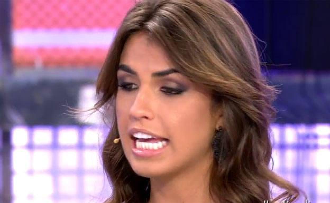 Sofía Suescun, en un programa de Mediaset.