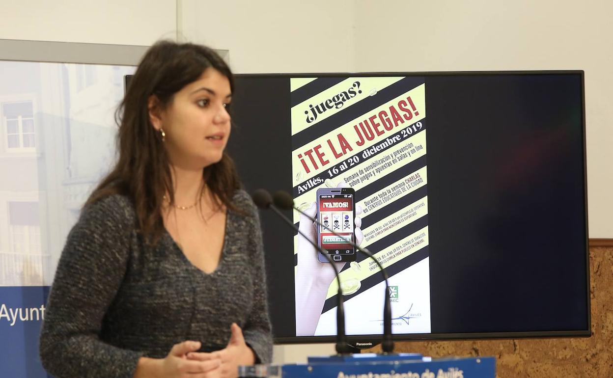 La edil de Juventud, Raquel Ruiz, presentó esta mañana la Semana de prevención del juego 