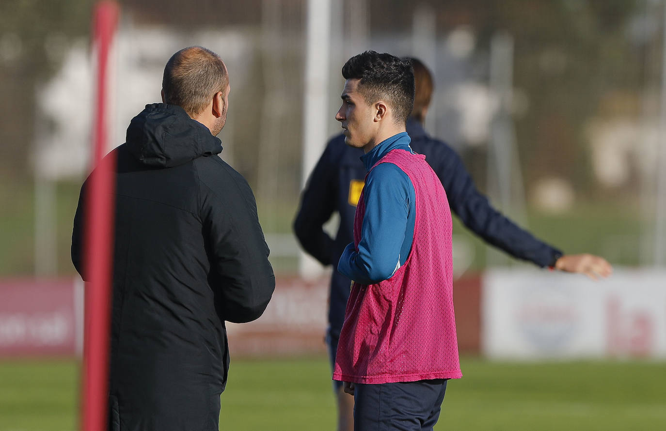 Entrenamiento del Sporting (14/12/2019)