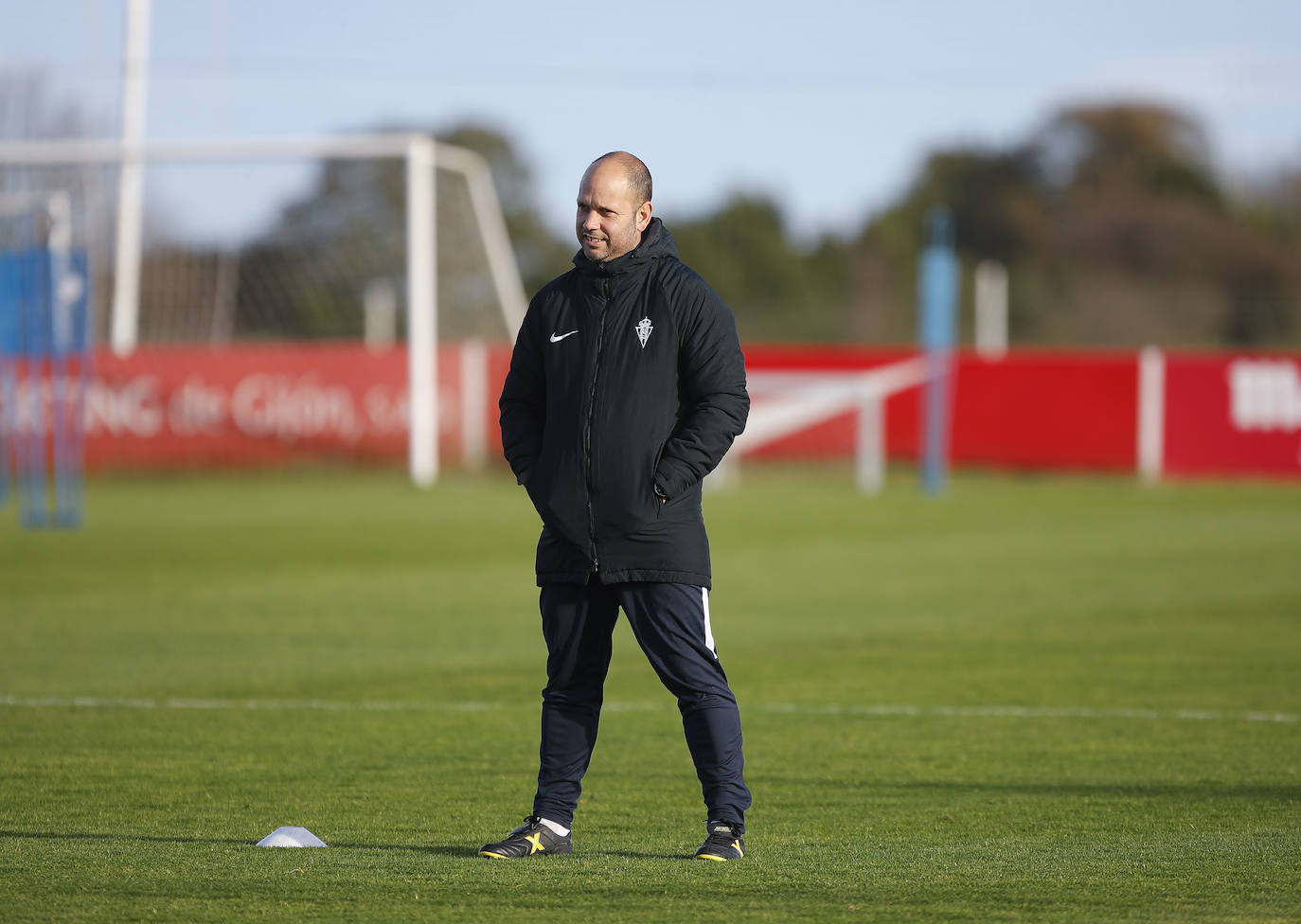 Entrenamiento del Sporting (14/12/2019)