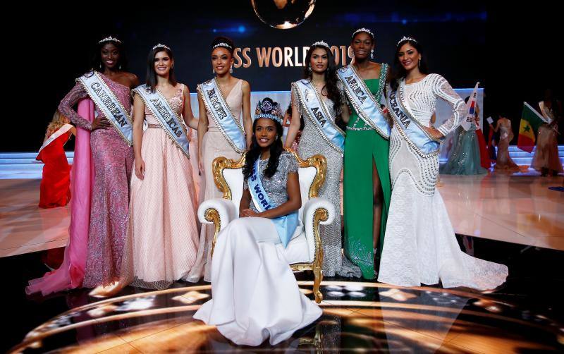 La candidata de Jamaica, Toni-Ann Singh, fue coronada hoy, sábado, como la nueva Miss Mundo 2019, en una ceremonia celebrada en la ciudad de Londres.