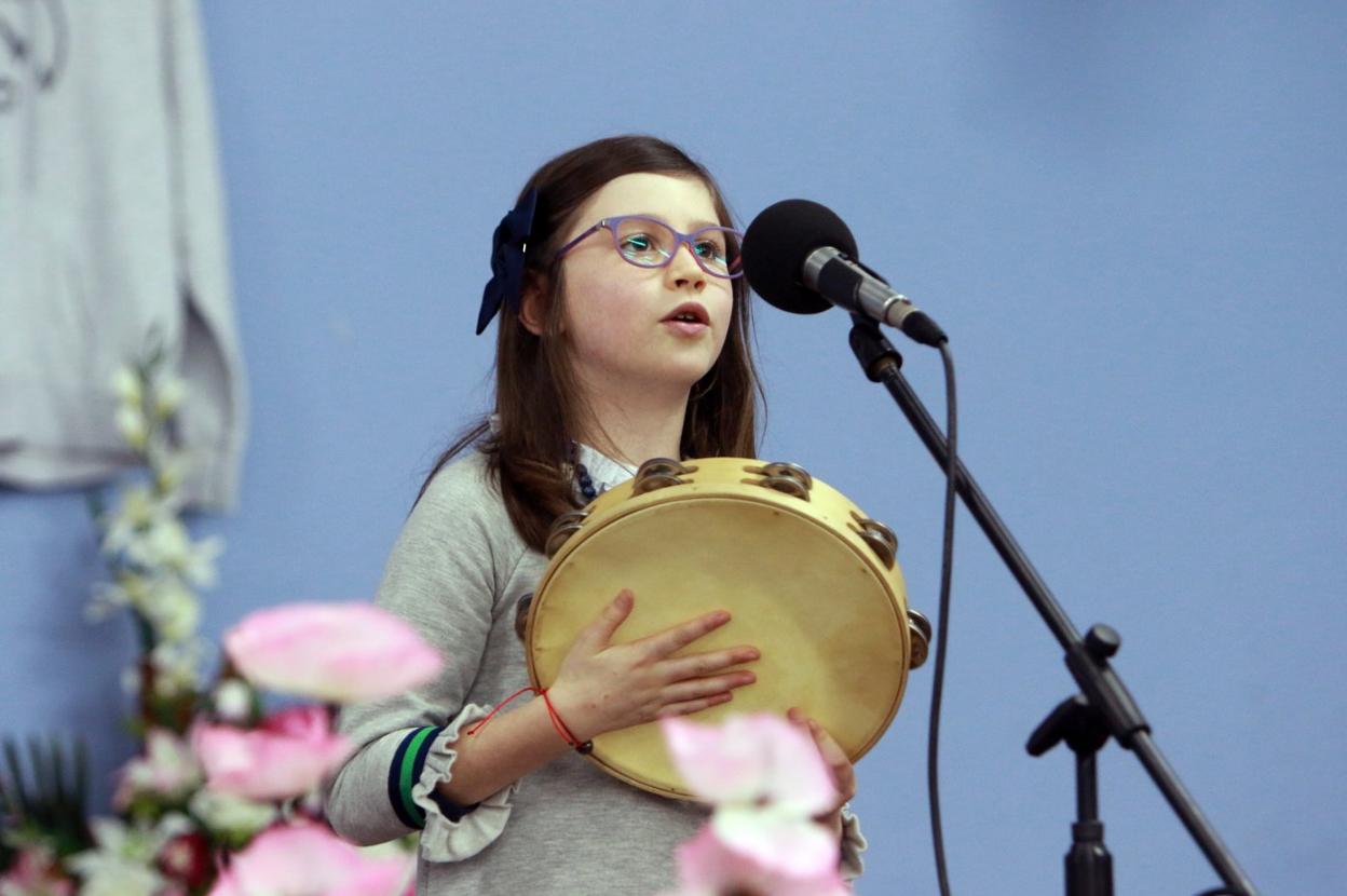 Irene Álvarez, durante su actuación. 