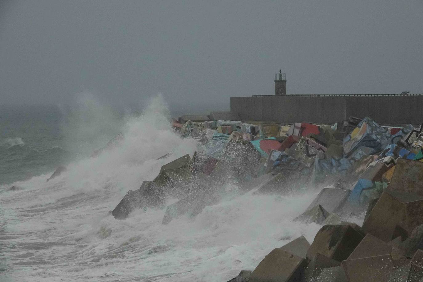 Fotos: Las imágenes que deja el temporal en Asturias