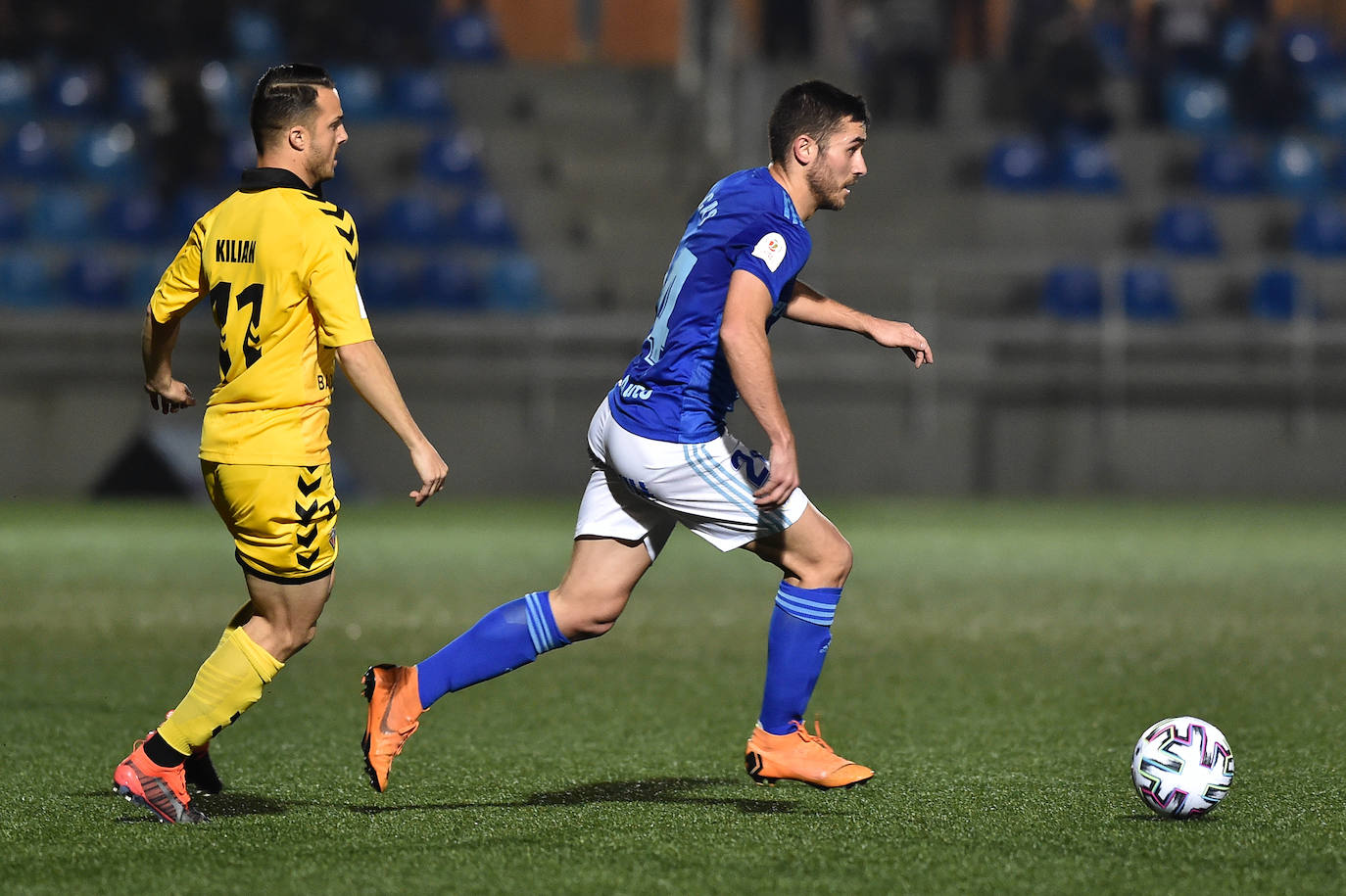 Encuentro disputado en el Estadi Mundial. 
